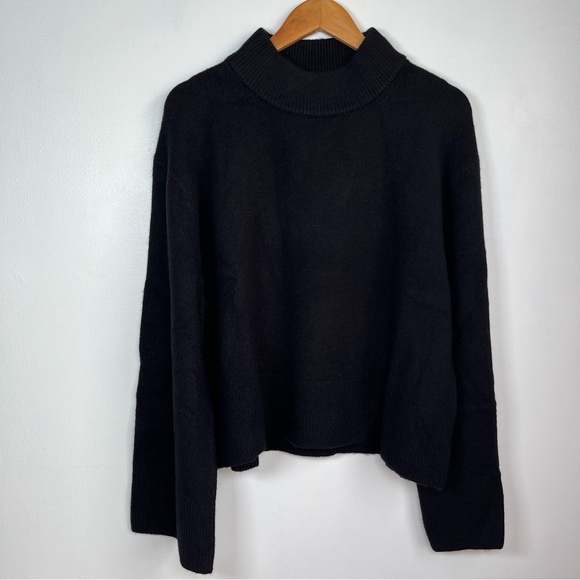 J.CREW Sizes L, XL Chunky Crewneck Sweater Supersoft Yarn Women’s Black - Picture 7 of 13
